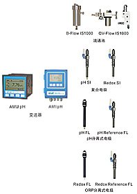 在线pH/ORP分析仪 （AMU pH/Redox - 盘装式) （ AMI pH/Redox - 壁挂式)